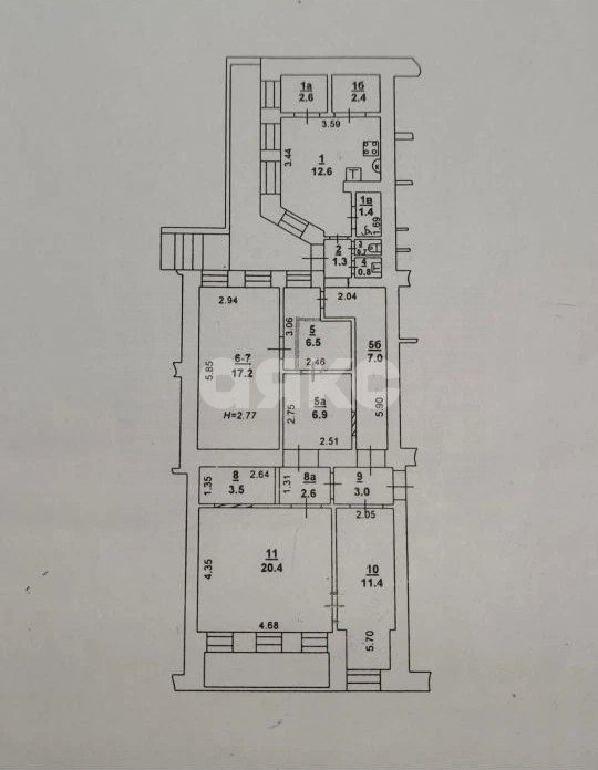 Фото №14: 3-комнатная квартира 100 м² - Ростов-на-Дону, р. Ленинский, пер. Братский, 84
