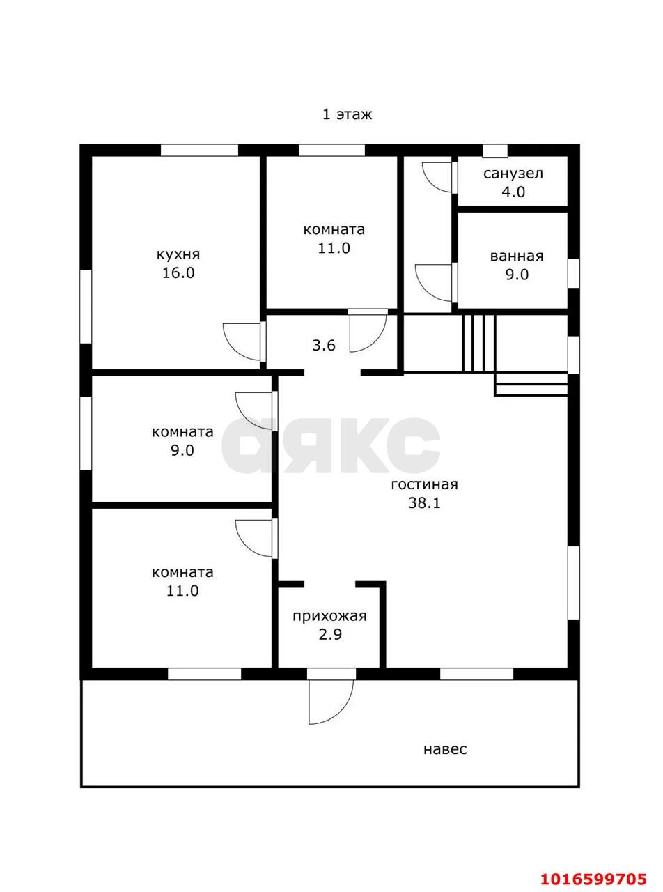 Фото №9: Дом 286 м² + 9 сот. - Краснодар, Прикубанский внутригородской округ, мкр. Новый, пр-д 1-й Пригородный, 56/2