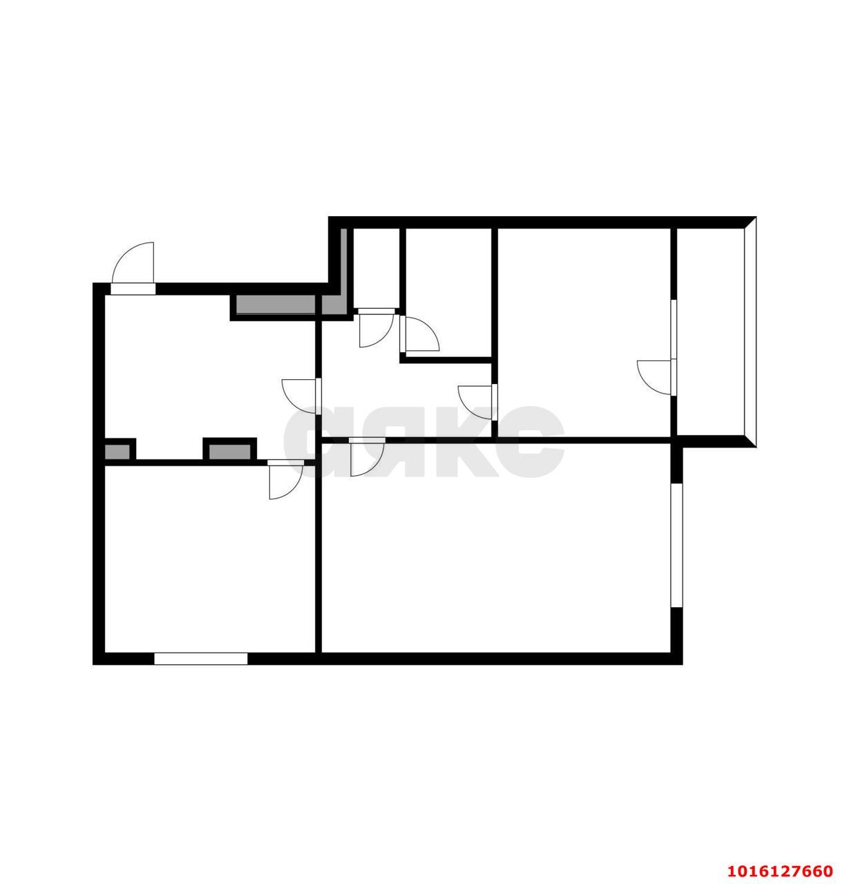 Фото №14: 2-комнатная квартира 56 м² - Краснодар, Прикубанский внутригородской округ, мкр. Молодёжный, ул. Душистая, 73