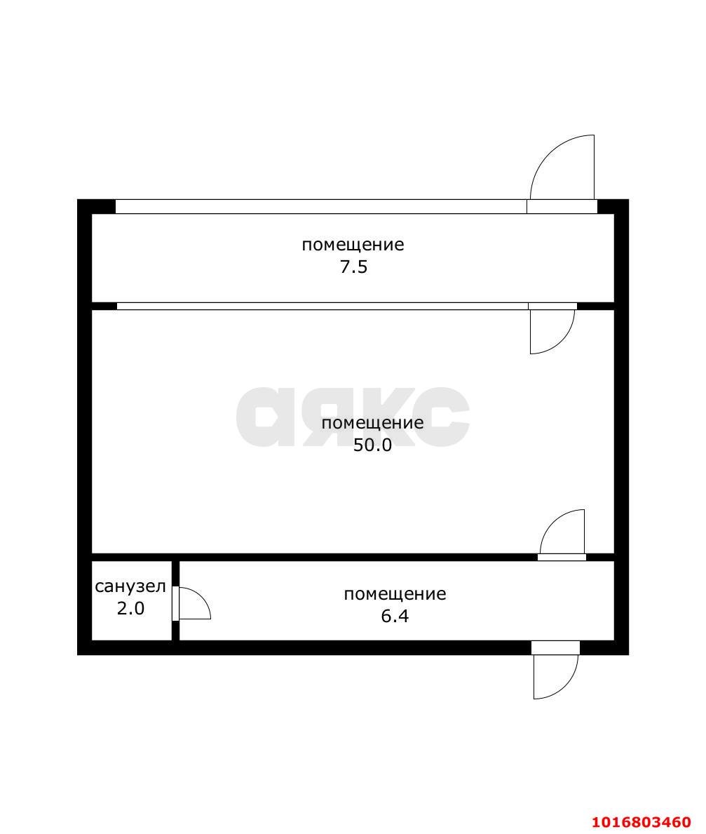 Фото №7: Коммерция 65 м² - Краснодар, Западный внутригородской округ, Горогороды, мкр. Центральный, ул. Кубанская Набережная