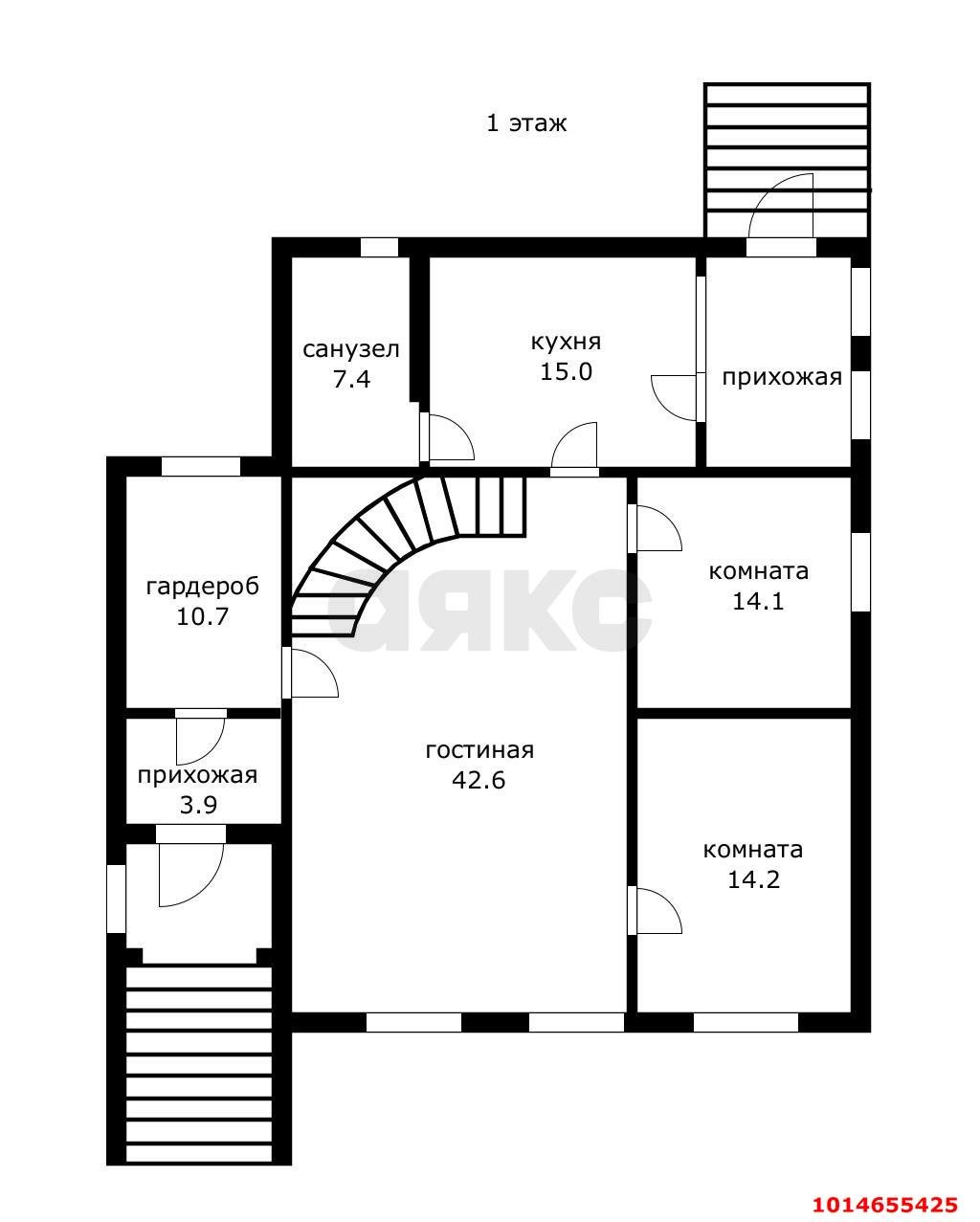 Фото №35: Дом 326 м² + 8 сот. - Краснодар, Прикубанский внутригородской округ, Калинино, мкр. Завод Радиоизмерительных Приборов, ул. Виктора Гришина, 38