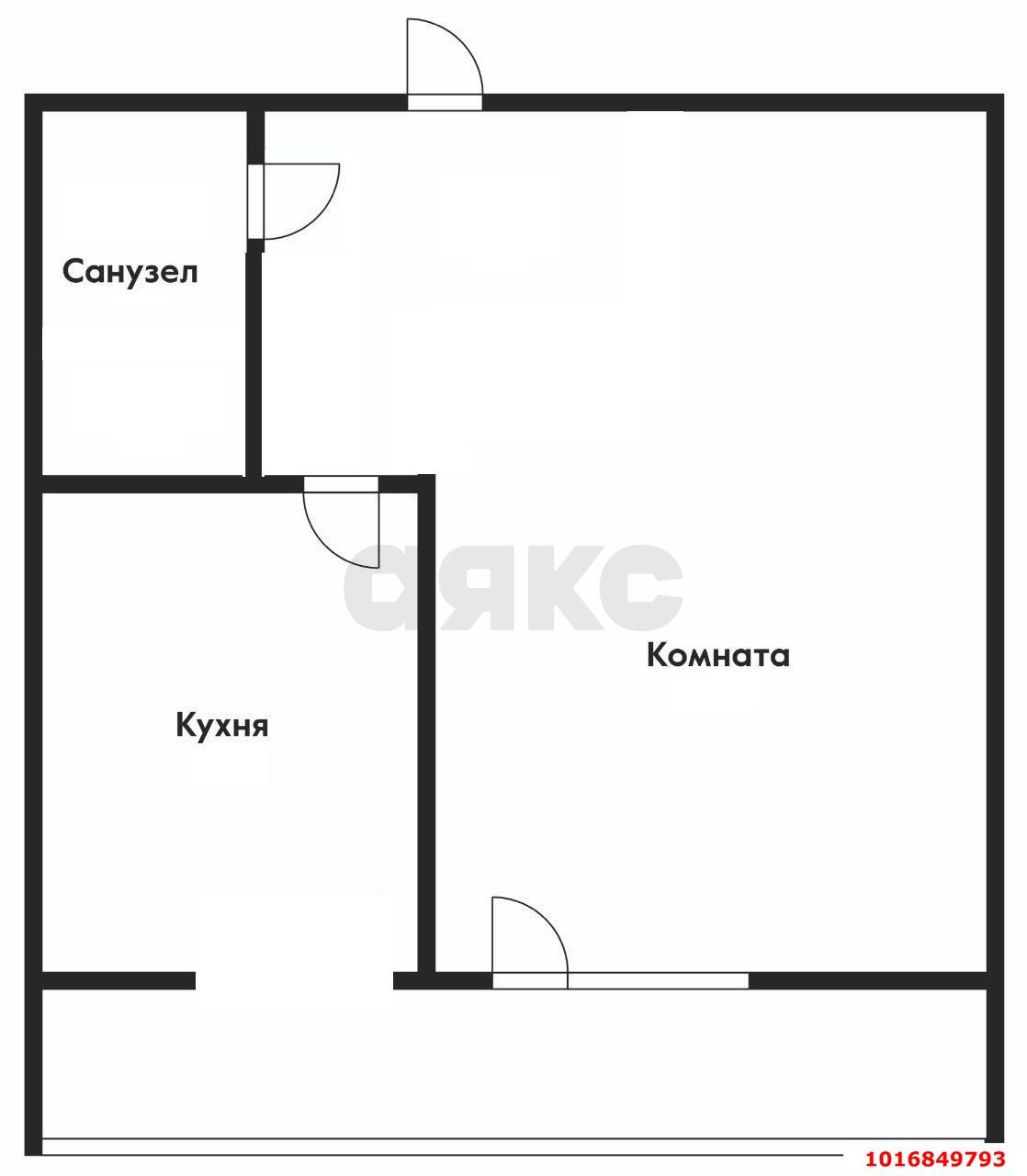 Фото №6: 1-комнатная квартира 40 м² - Краснодар, мкр. Западный внутригородской округ, ул. Красных Партизан, 541