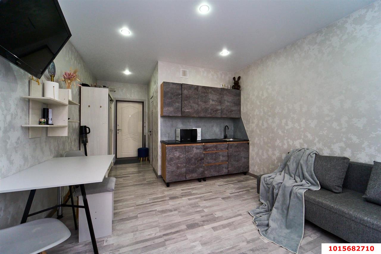 Фото №4: Студия 25 м² - Краснодар, жилой комплекс Краски, мкр. Прикубанский внутригородской округ, ул. Краеведа Соловьёва, 6к2