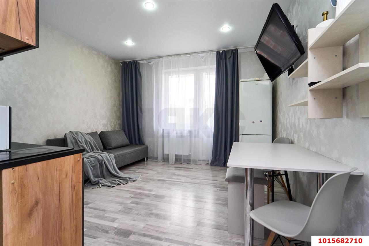 Фото №1: Студия 25 м² - Краснодар, жилой комплекс Краски, мкр. Прикубанский внутригородской округ, ул. Краеведа Соловьёва, 6к2