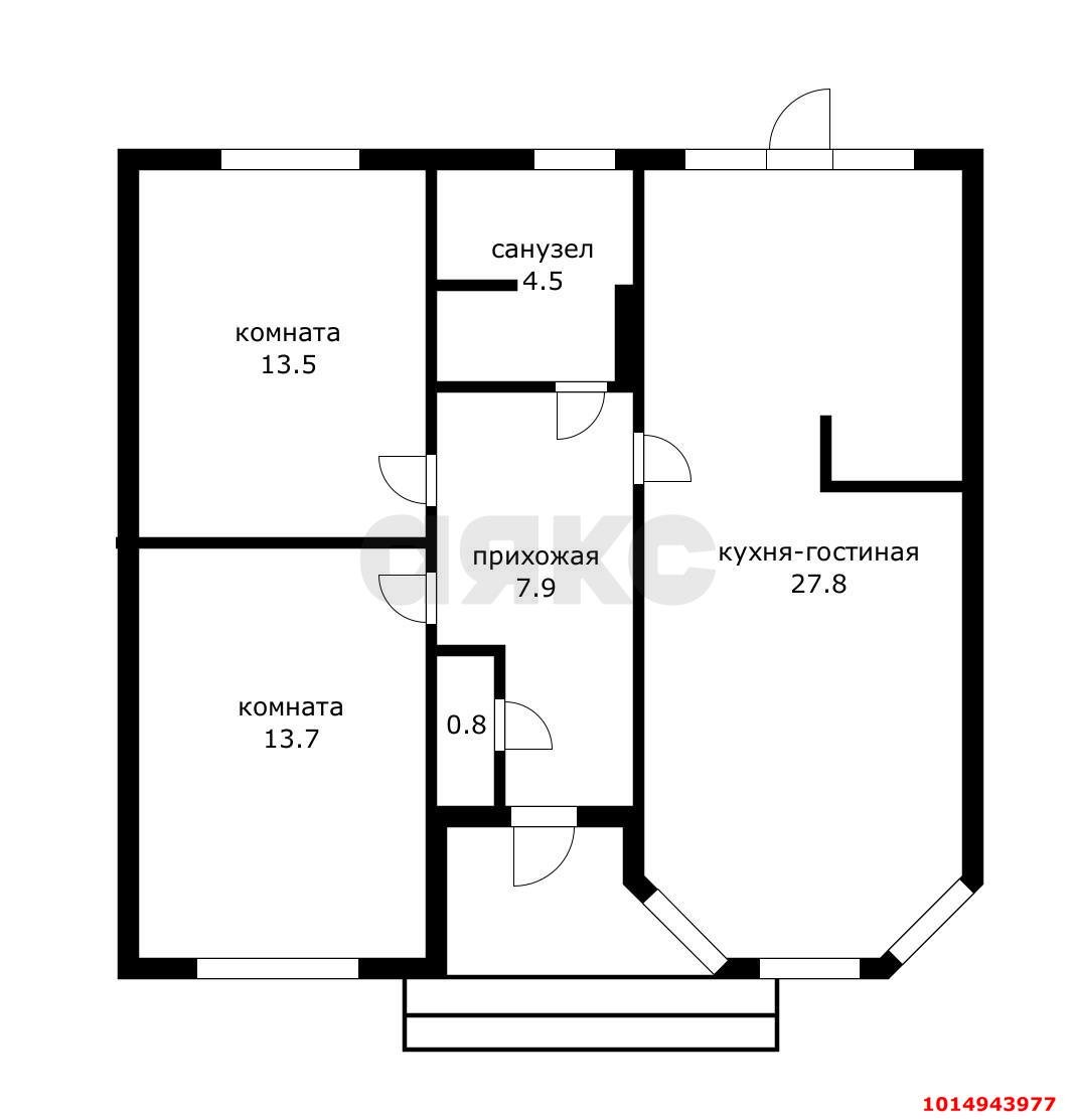 Фото №11: Дом 70 м² + 4 сот. - Политехник, мкр. Прикубанский внутригородской округ, ул. Казачья, 414