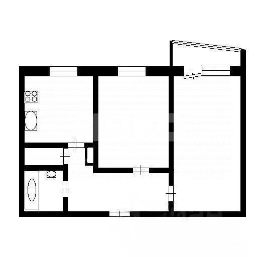 Фото №15: 2-комнатная квартира 53 м² - Москва, ул. Авиаторов, 6
