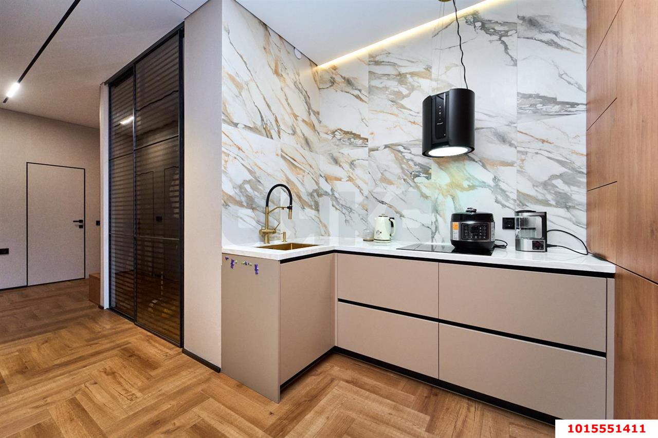 Фото №5: 2-комнатная квартира 56 м² - Краснодар, Прикубанский внутригородской округ, мкр. жилой комплекс Самолёт-5, ул. Ивана Беличенко, 103