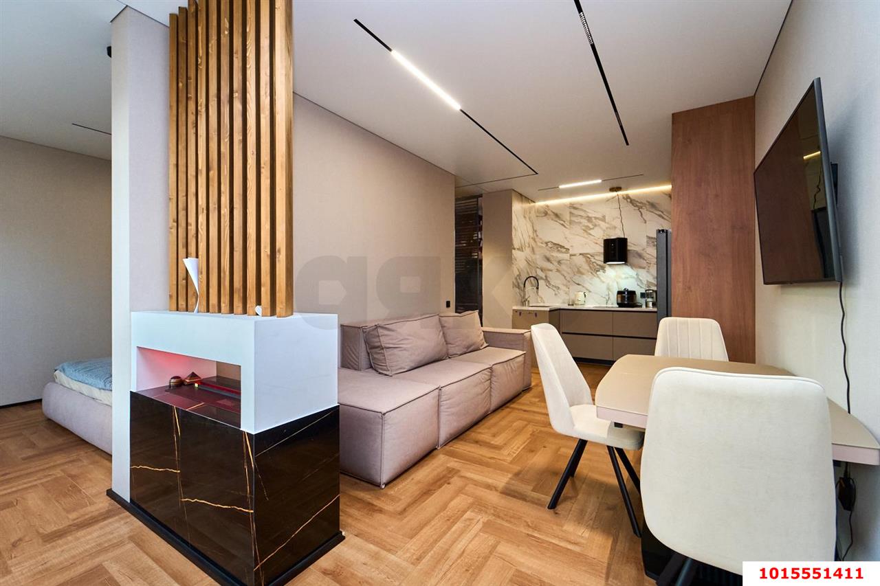 Фото №2: 2-комнатная квартира 56 м² - Краснодар, Прикубанский внутригородской округ, мкр. жилой комплекс Самолёт-5, ул. Ивана Беличенко, 103