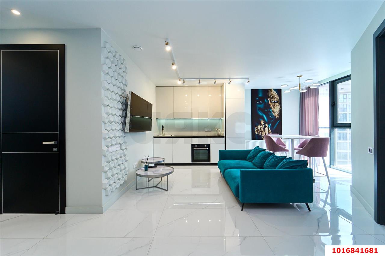 Фото №2: 1-комнатная квартира <span class="whitespace-nowrap">54 м²</span>, <span class="whitespace-nowrap">13/24 эт.</span> - Краснодар, Западный внутригородской округ, мкр. ЖК Аврора, ул. имени Дзержинского, 95