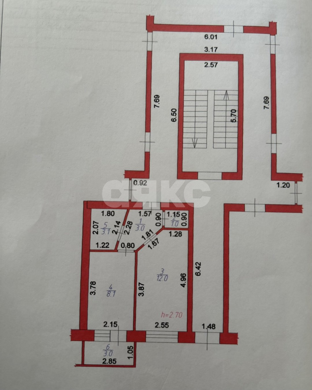 Фото №8: 1-комнатная квартира 30 м² - Горячий Ключ, Администрация, мкр. Администрация, ул. Ленина, 211Г
