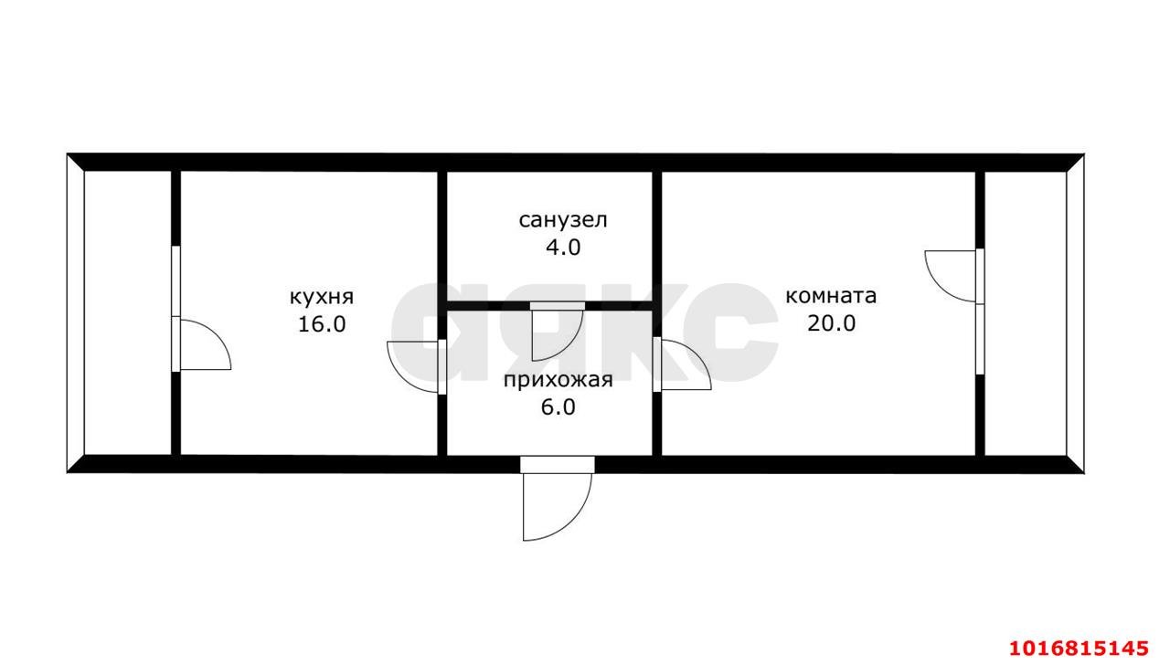 Фото №11: 1-комнатная квартира 51 м² - Краснодар, Прикубанский внутригородской округ, мкр. Сады Калинина, ул. Троицкая, 263