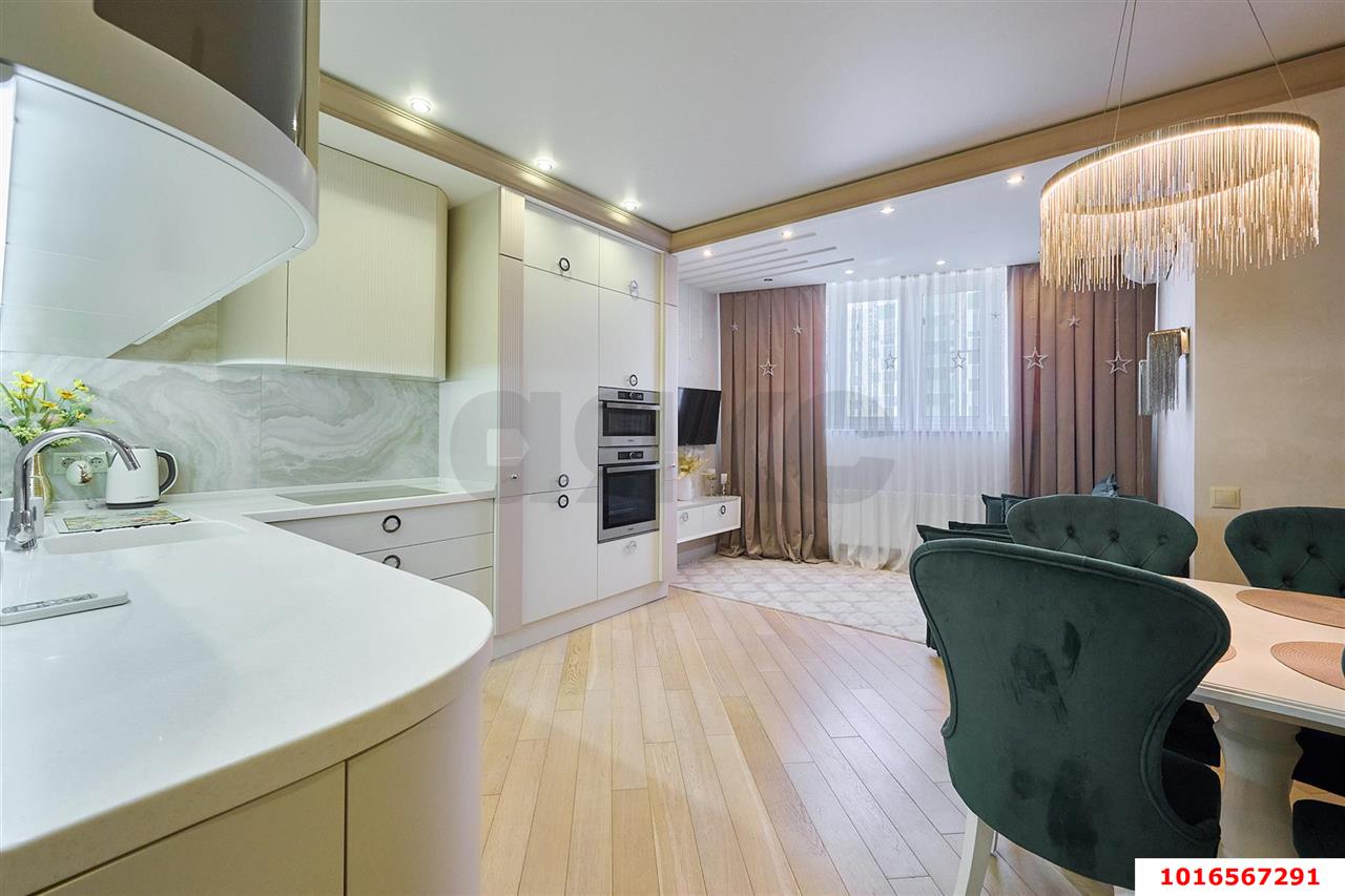 Фото №3: 2-комнатная квартира 64 м² - Краснодар, ЖК Гарантия, Прикубанский внутригородской округ, Панорама, мкр. жилой комплекс Гарантия, ул. Восточно-Кругликовская, 42/3к2