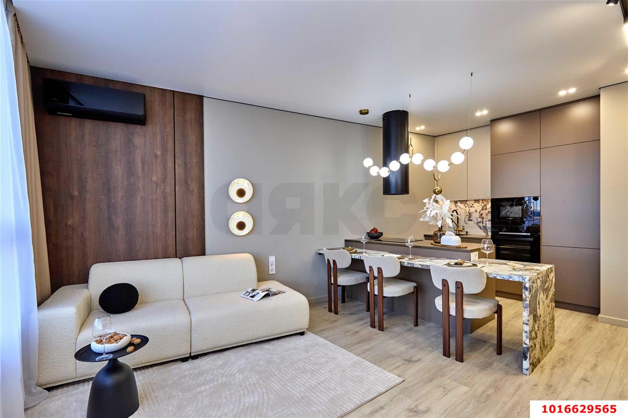 Фото №2: 1-комнатная квартира 39 м² - Краснодар, Центральный внутригородской округ, Табачная Фабрика, мкр. жилой комплекс Все Свои, ул. Колхозная, 5/2к1