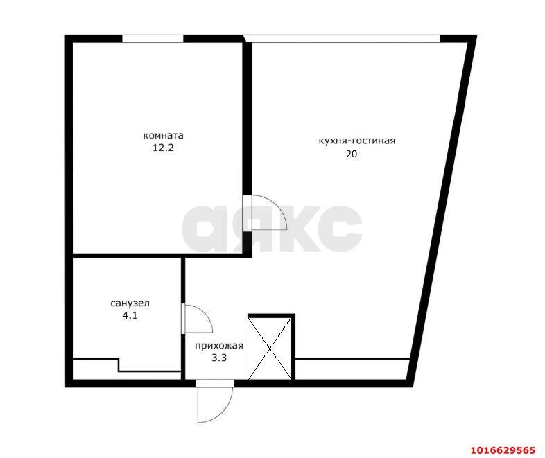 Фото №19: 1-комнатная квартира 39 м² - Краснодар, Центральный внутригородской округ, Табачная Фабрика, мкр. жилой комплекс Все Свои, ул. Колхозная, 5/2к1
