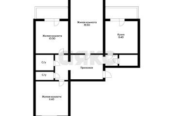Фото №1: 3-комнатная квартира 74 м² - Краснодар, мкр. Юбилейный, ул. 70-летия Октября, 26