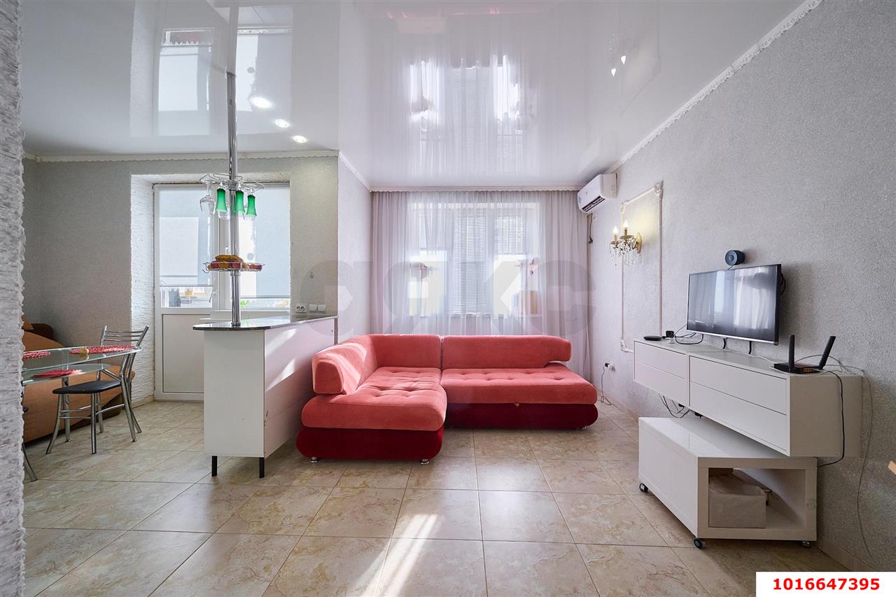 Фото №5: 1-комнатная квартира 43 м² - Краснодар, Прикубанский внутригородской округ, Школьный, Круглик, мкр. Табачная Фабрика, ул. Табачная, 1/1к1