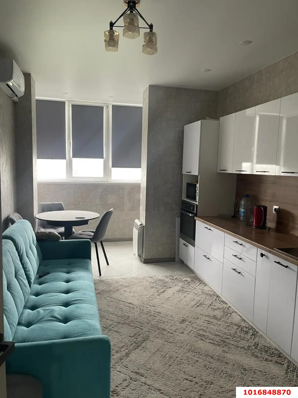 Фото №2: 2-комнатная квартира 51 м² - Краснодар, Прикубанский внутригородской округ, мкр. жилой комплекс Югге, ул. имени Бориса Розинга, 2