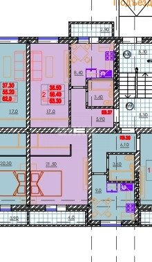 Фото №23: 2-комнатная квартира 55 м² - Кореновск, мкр. 10-й, ул. Таманская, 3к2