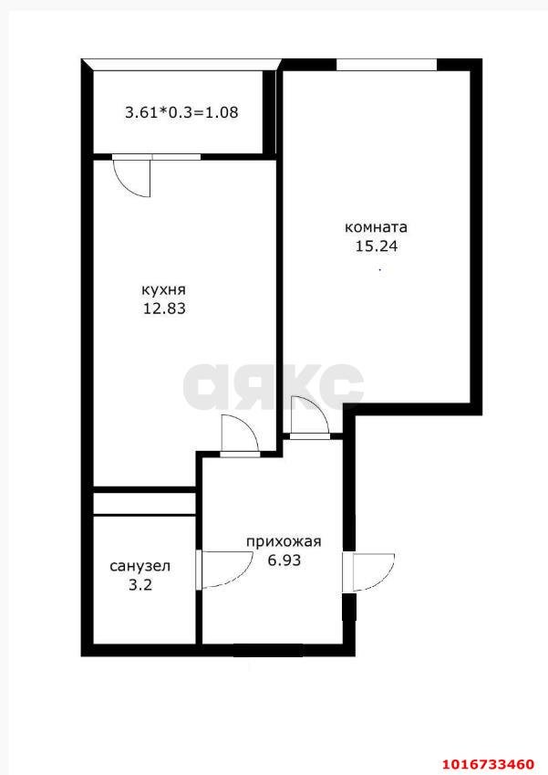 Фото №15: 1-комнатная квартира 42 м² - Краснодар, Фестивальный, ЖК Цветы, жилой комплекс Цветы, мкр. Прикубанский внутригородской округ, ул. Круговая, 4Вк4