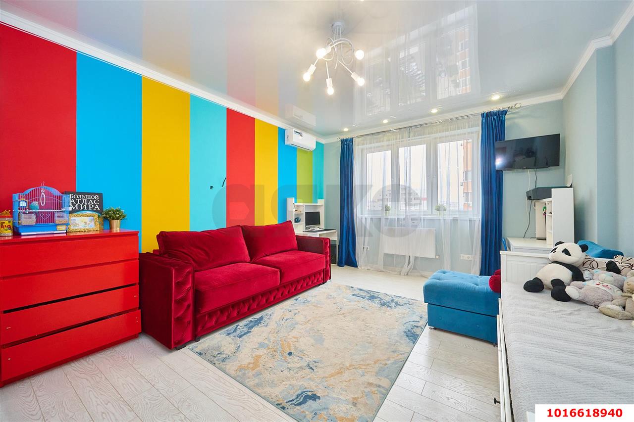 Фото №9: 3-комнатная квартира 88 м² - Краснодар, Прикубанский внутригородской округ, Фестивальный, Солнечный, мкр. жилой комплекс Екатеринодар, пр-кт Константина Образцова, 6/2