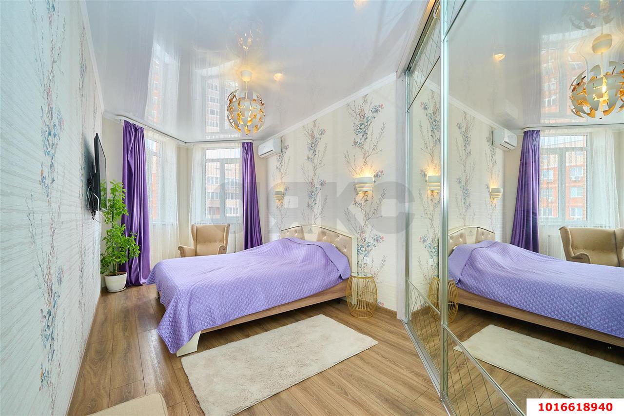 Фото №7: 3-комнатная квартира 88 м² - Краснодар, Прикубанский внутригородской округ, Фестивальный, Солнечный, мкр. жилой комплекс Екатеринодар, пр-кт Константина Образцова, 6/2