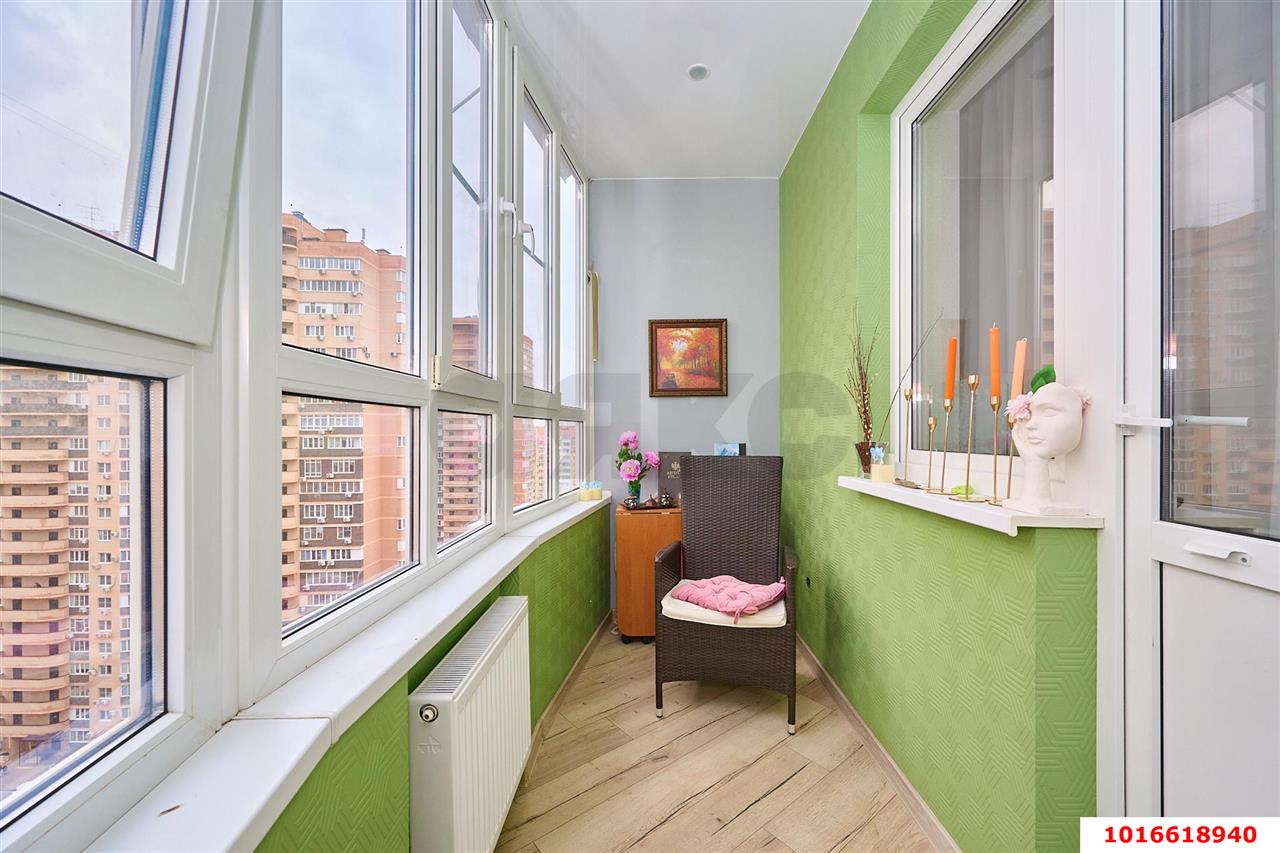 Фото №13: 3-комнатная квартира 88 м² - Краснодар, Прикубанский внутригородской округ, Фестивальный, Солнечный, мкр. жилой комплекс Екатеринодар, пр-кт Константина Образцова, 6/2