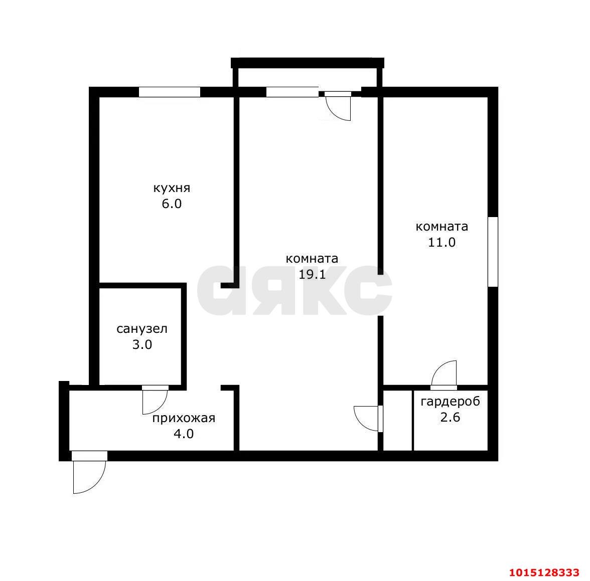 Фото №13: 2-комнатная квартира 49 м² - Краснодар, Центральный внутригородской округ, Покровка, мкр. Центральный, ул. Щорса, 49