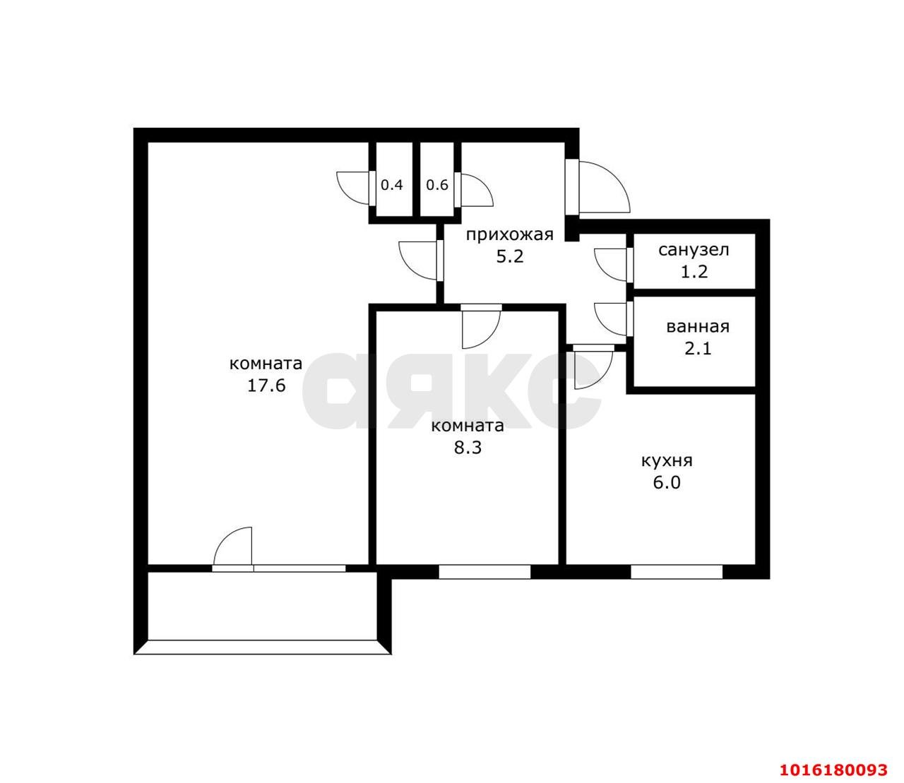 Фото №16: 2-комнатная квартира 45 м² - Краснодар, ул. Брянская, 25А