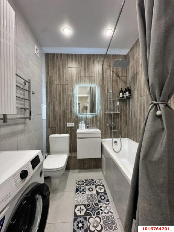 Фото №4: 1-комнатная квартира 38 м² - Краснодар, Прикубанский внутригородской округ, мкр. жилой комплекс Архитектор, ул. Наставников, 11