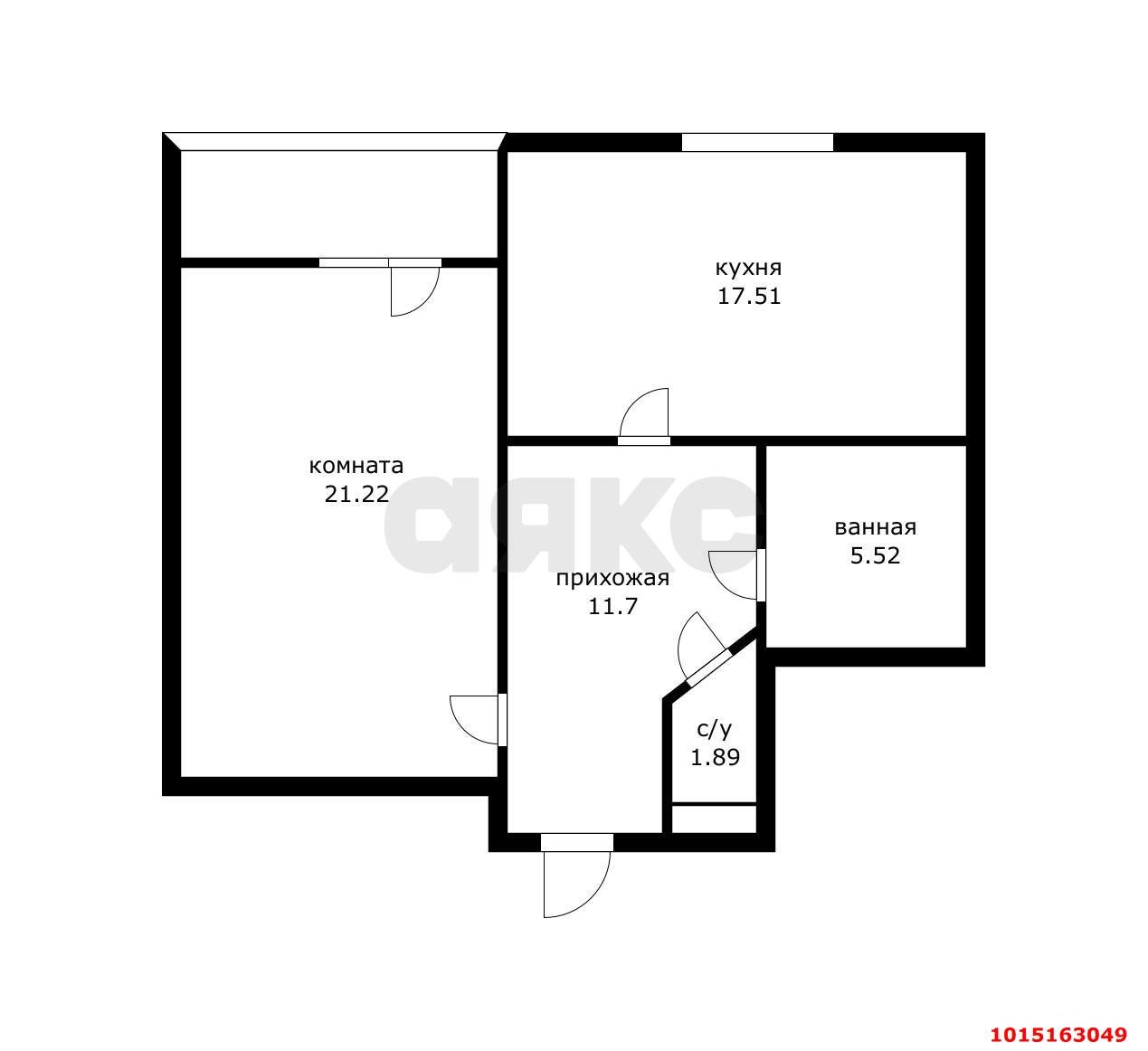 Фото №10: 1-комнатная квартира 63 м² - Краснодар, Прикубанский внутригородской округ, мкр. Восточно-Кругликовский, ул. Черкасская, 63