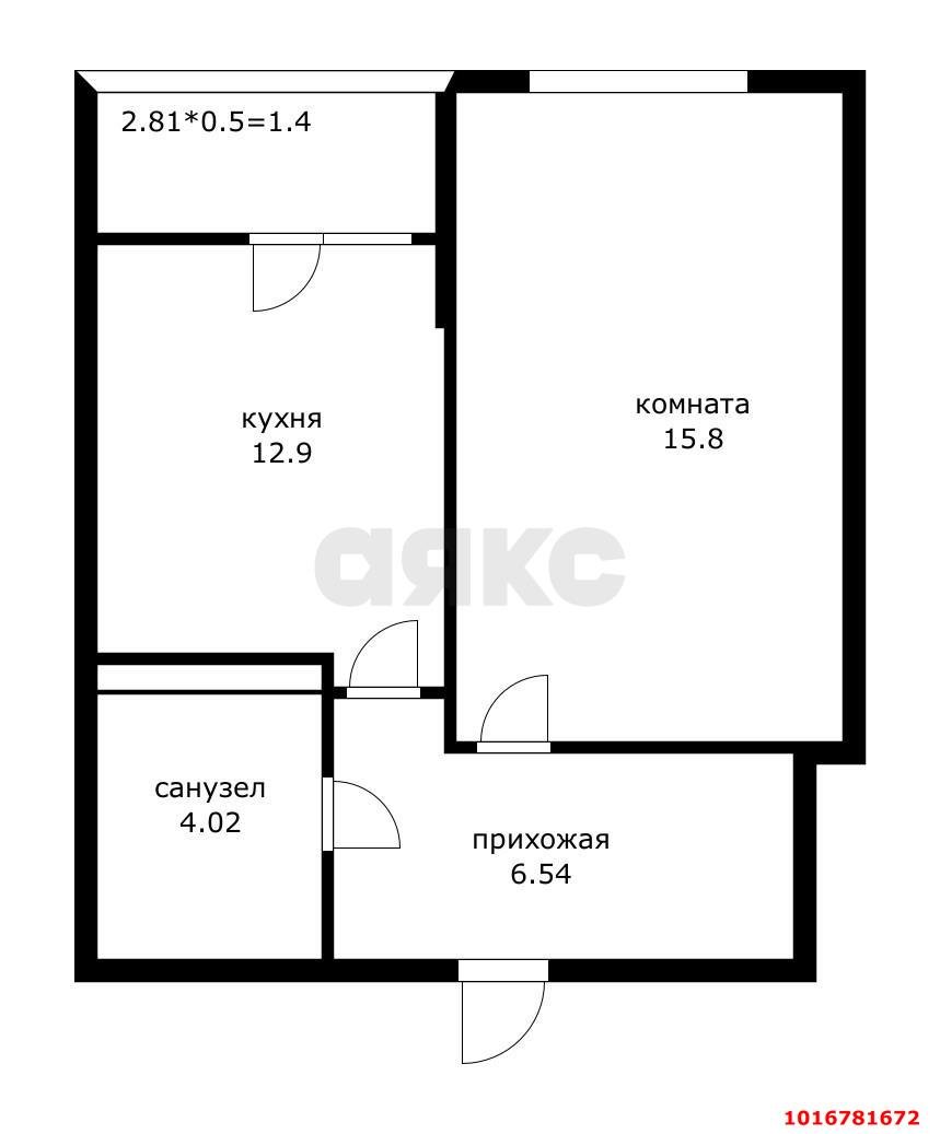Фото №9: 1-комнатная квартира 39 м² - Краснодарский, Прикубанский внутригородской округ, мкр. жилой комплекс Параллели, 66к1
