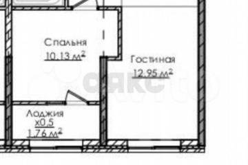 Фото №2: 1-комнатная квартира 38 м² - Краснодар, мкр. Хлопчато-бумажный Комбинат, ул. Старокубанская, 122/11