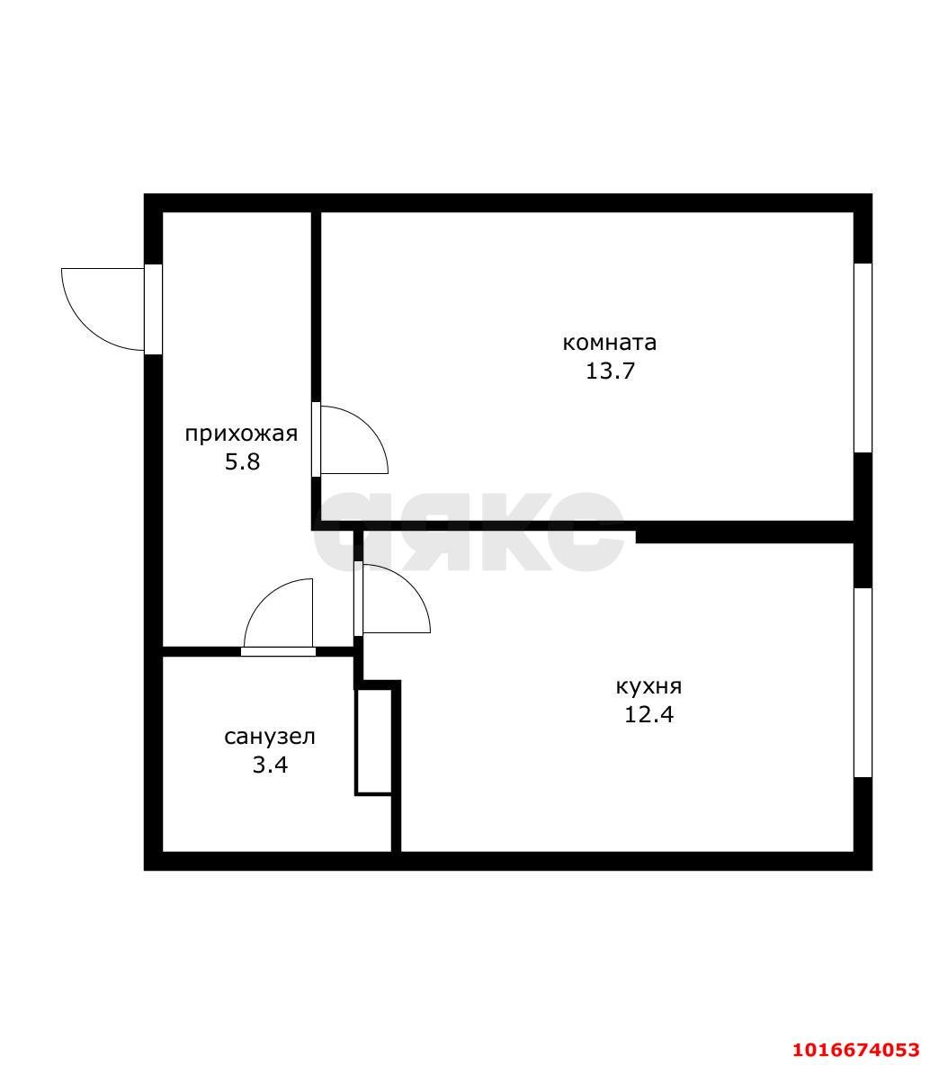 Фото №14: 1-комнатная квартира 35 м² - Краснодар, Прикубанский внутригородской округ, мкр. жилой комплекс Самолёт-6, ул. Ивана Беличенко, 92к4