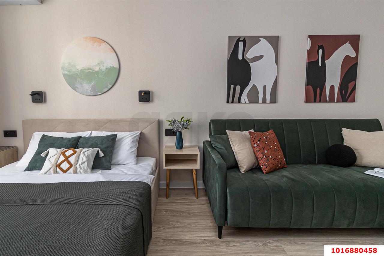 Фото №7: 1-комнатная квартира 38 м² - Краснодар, Центральный внутригородской округ, мкр. Черёмушки, ул. Обрывная, 132/1к4