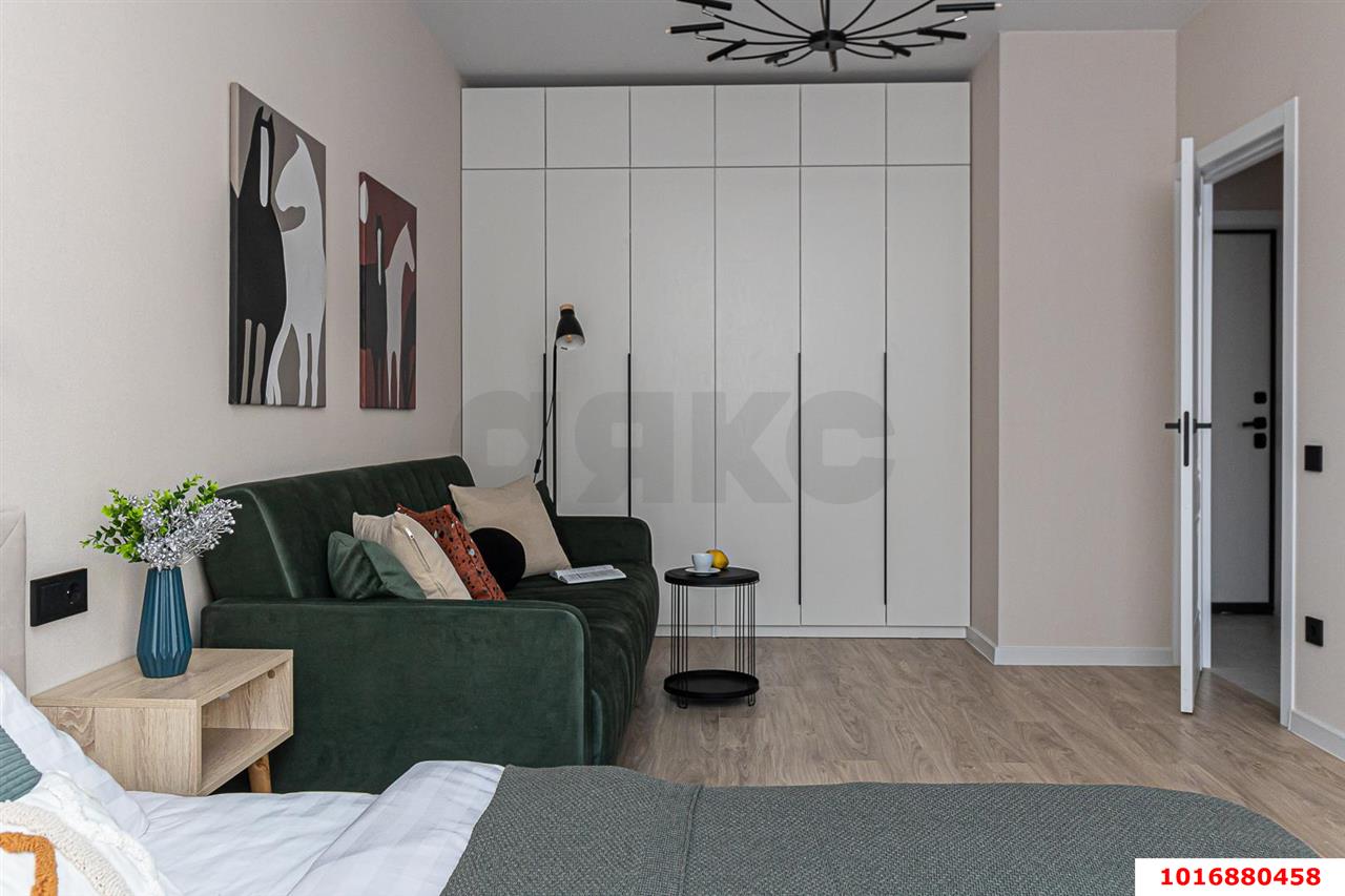 Фото №8: 1-комнатная квартира 38 м² - Краснодар, Центральный внутригородской округ, мкр. Черёмушки, ул. Обрывная, 132/1к4