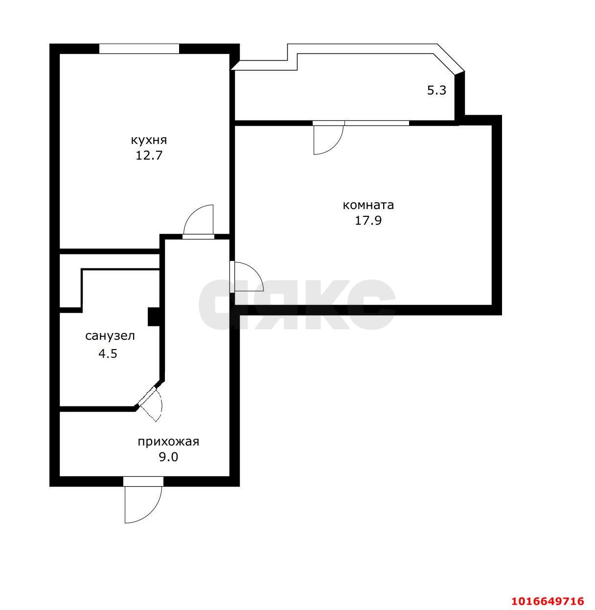 Фото №16: 1-комнатная квартира 49 м² - Краснодар, Западный внутригородской округ, мкр. Кожзавод, ул. Минская, 122/15