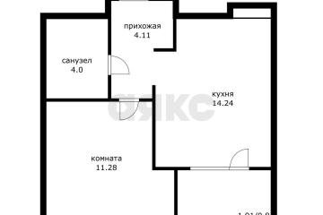 Фото №5: 1-комнатная квартира 35 м² - Краснодар, мкр. жилой квартал Патрики, 