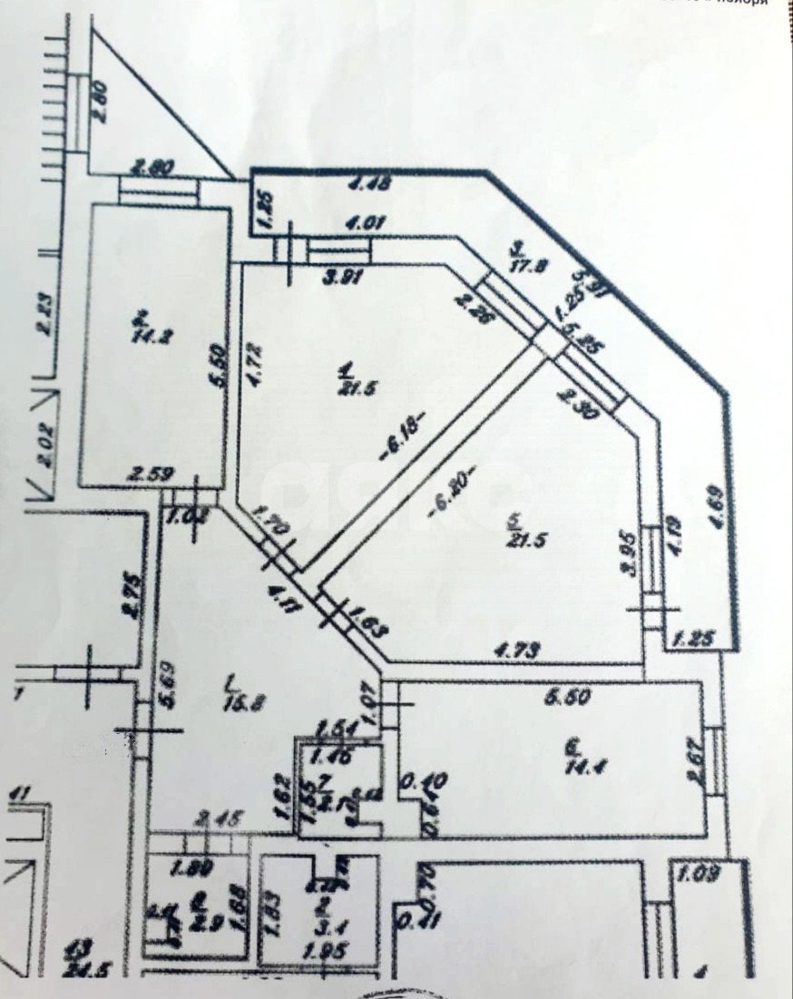 Фото №1: 3-комнатная квартира 110 м² - Анапа, пер. Тираспольский, 1А