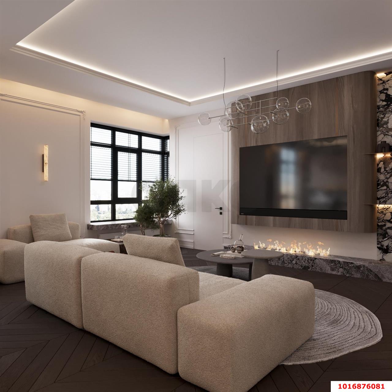 Фото №3: 4-комнатная квартира 147 м² - Краснодар, Западный внутригородской округ, ЖК Оазис, мкр. жилой комплекс Оазис, ул. Клубная, 11