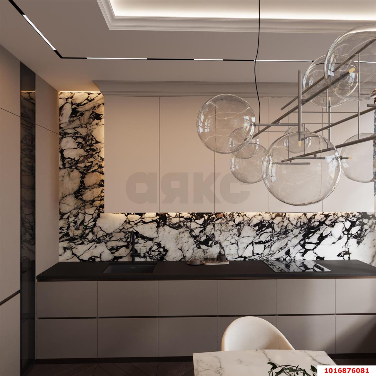 Фото №4: 4-комнатная квартира 147 м² - Краснодар, Западный внутригородской округ, ЖК Оазис, мкр. жилой комплекс Оазис, ул. Клубная, 11