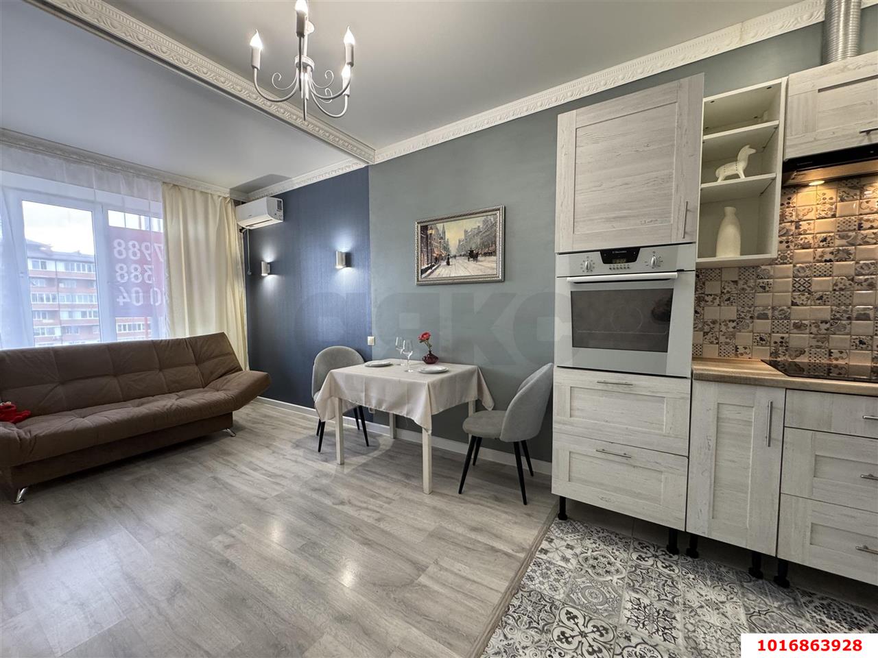 Фото №2: 1-комнатная квартира 44 м² - Краснодар, мкр. Прикубанский внутригородской округ, пр-д 1-й Сахалинский, 1