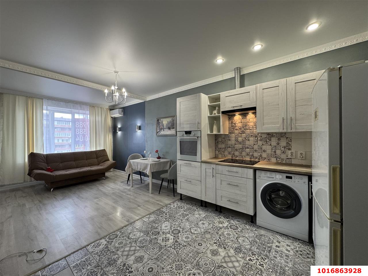 Фото №1: 1-комнатная квартира 44 м² - Краснодар, мкр. Прикубанский внутригородской округ, пр-д 1-й Сахалинский, 1