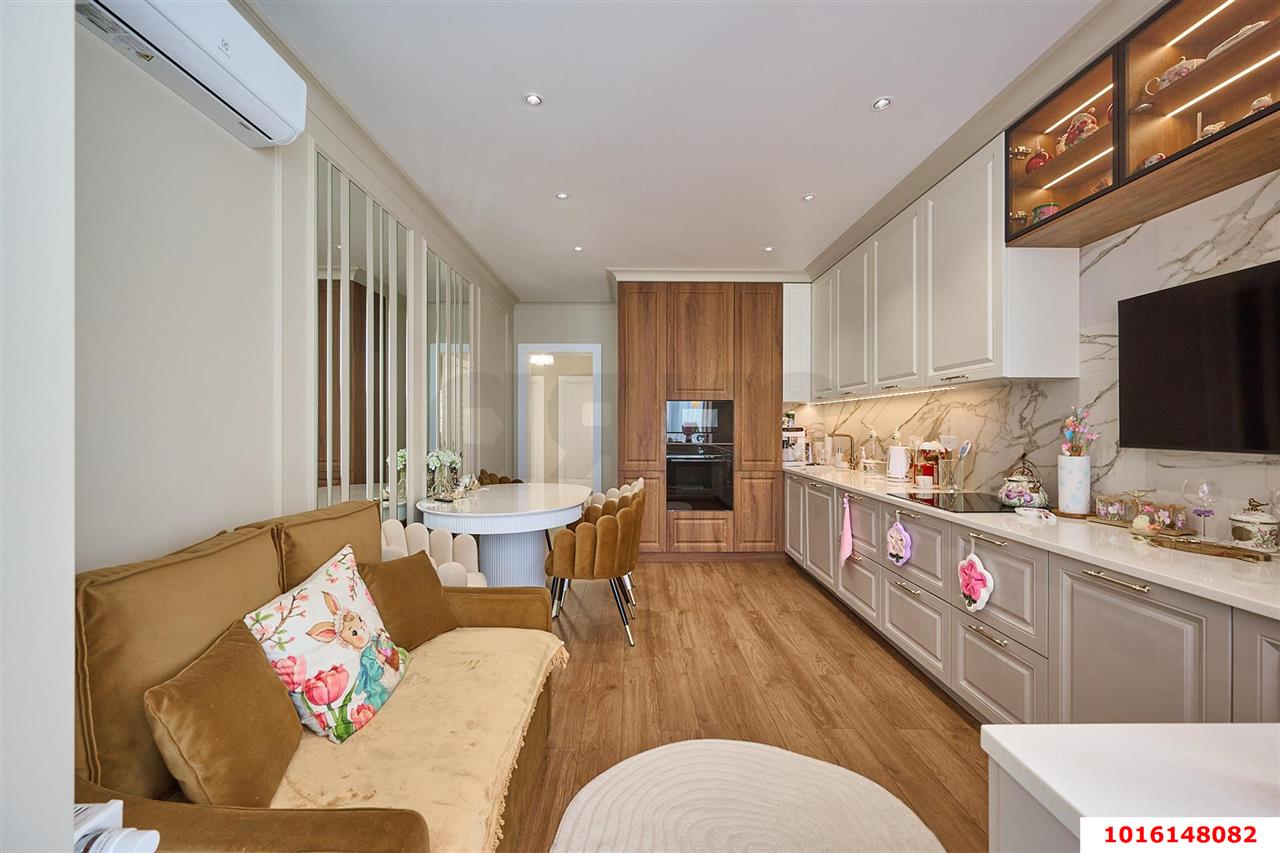 Фото №4: 3-комнатная квартира 95 м² - Краснодар, Центральный внутригородской округ, Табачная Фабрика, мкр. ЖК Все Свои Вип, ул. Колхозная, 5/2к4