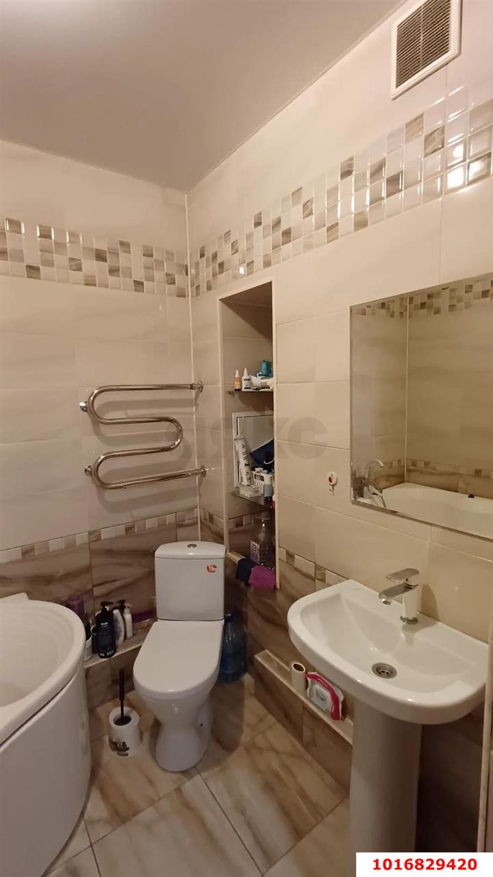 Фото №5: 1-комнатная квартира 47 м² - Краснодар, Прикубанский внутригородской округ, Школьный, Круглик, жилой комплекс Ежи, мкр. Табачная Фабрика, ул. Табачная, 1/1к2