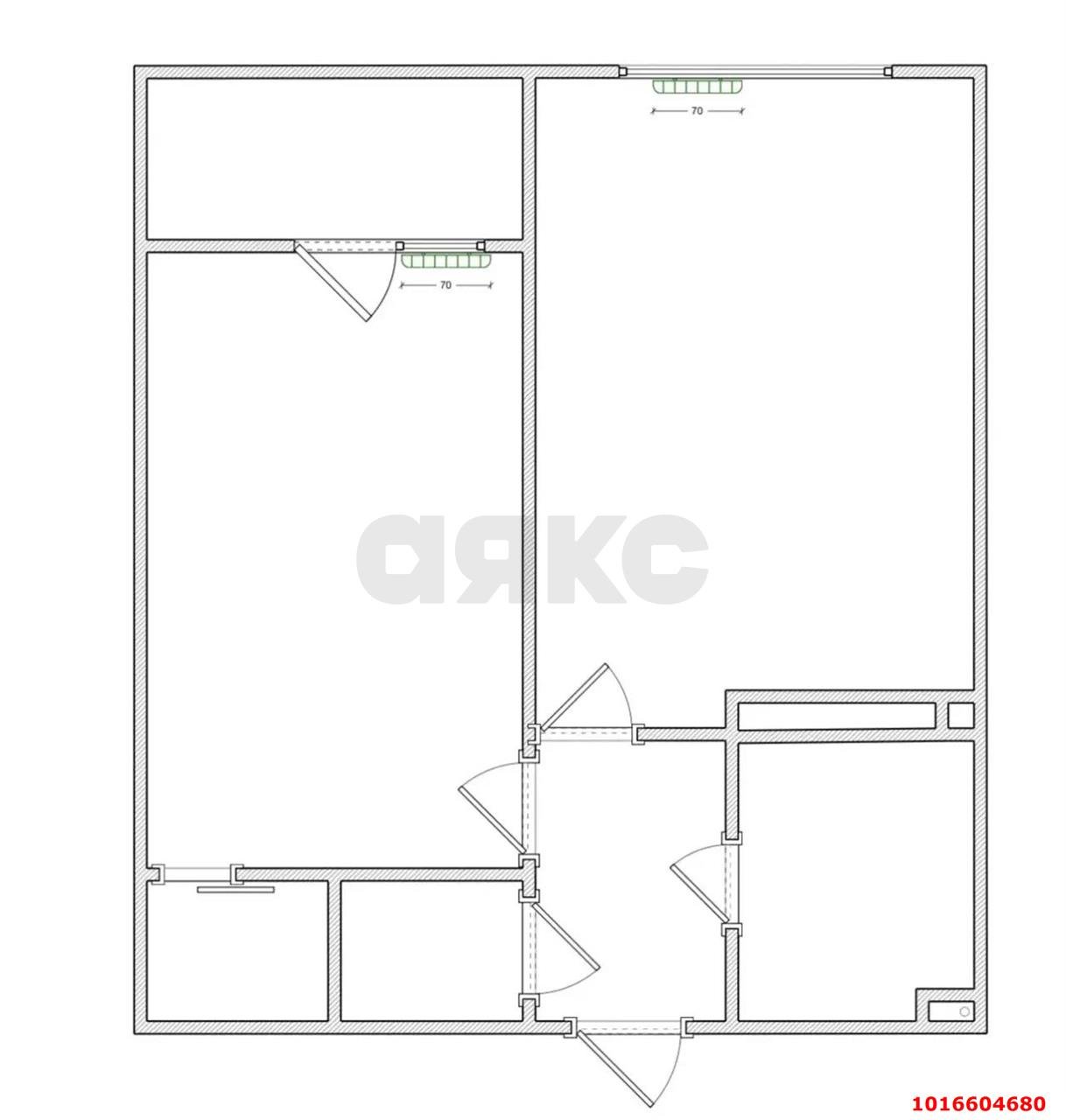 Фото №14: 1-комнатная квартира 47 м² - Краснодар, жилой комплекс Сказка Град, мкр. Карасунский внутригородской округ, ул. имени В.Н. Мачуги, 166Ак1