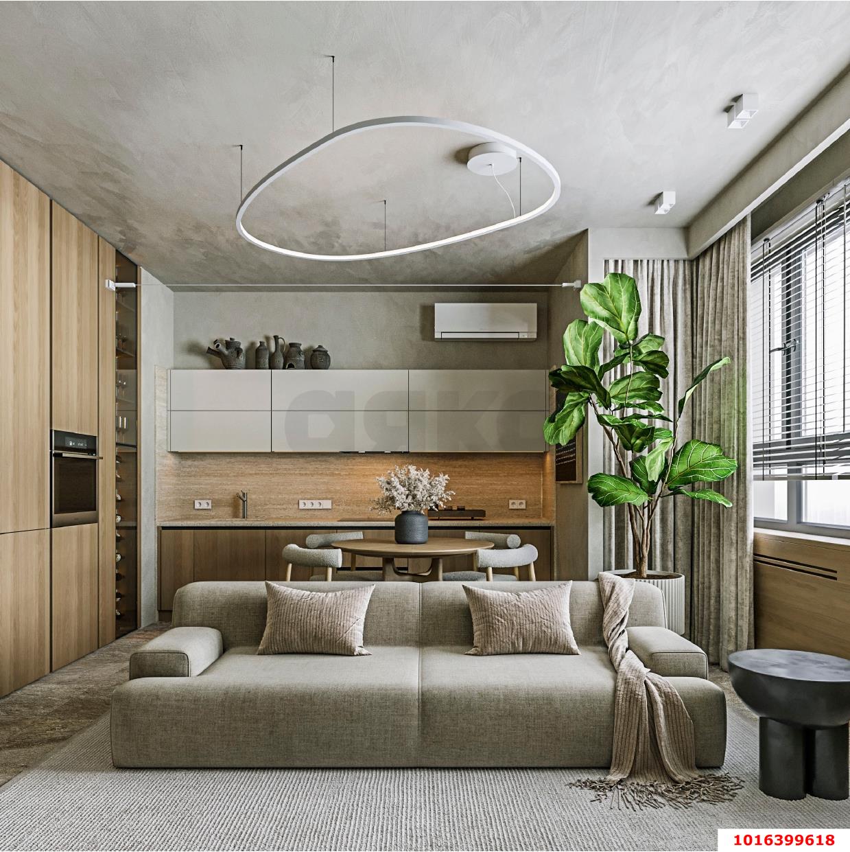 Фото №2: 2-комнатная квартира 70 м² - Краснодар, Прикубанский внутригородской округ, Круглик, жилой комплекс Сердце, мкр. Школьный, ул. Школьная, 1