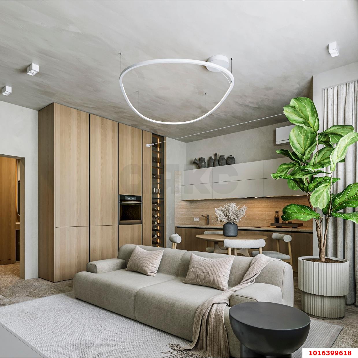 Фото №4: 2-комнатная квартира 70 м² - Краснодар, Прикубанский внутригородской округ, Круглик, жилой комплекс Сердце, мкр. Школьный, ул. Школьная, 1