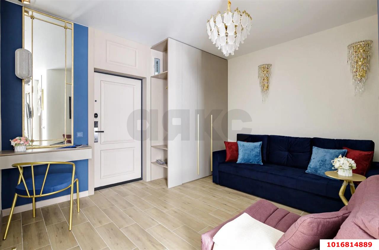 Фото №8: 1-комнатная квартира 37 м² - Краснодар, ЖК Все Свои Вип, Центральный внутригородской округ, Табачная Фабрика, мкр. жилой комплекс Все Свои, ул. Колхозная, 5/2