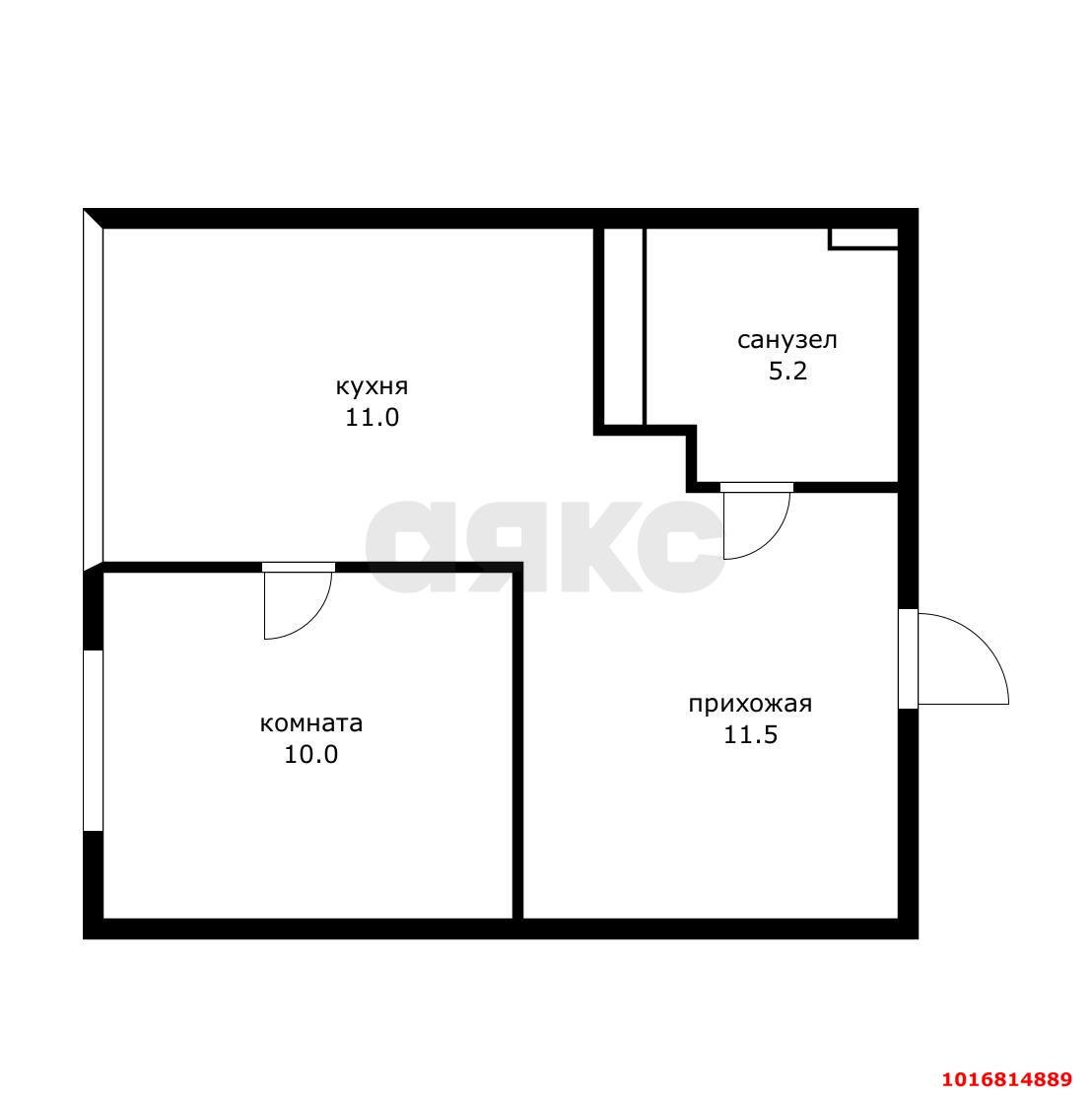 Фото №20: 1-комнатная квартира 37 м² - Краснодар, ЖК Все Свои Вип, Центральный внутригородской округ, Табачная Фабрика, мкр. жилой комплекс Все Свои, ул. Колхозная, 5/2