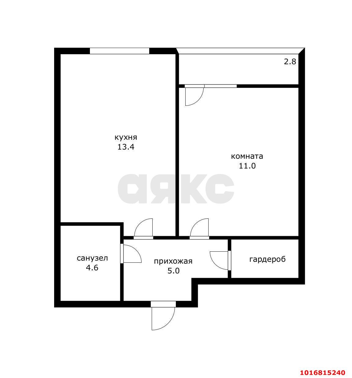 Фото №14: 1-комнатная квартира 36 м² - Краснодар, Прикубанский внутригородской округ, Завод Радиоизмерительных Приборов, жилой комплекс Лучший, мкр. имени Петра Метальникова, ул. Петра Метальникова, 38